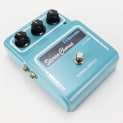 【中古】コーラス エフェクター MAXON マクソン CS-550 Stereo Chorus ギターエフェクター 本体画像 斜め 2