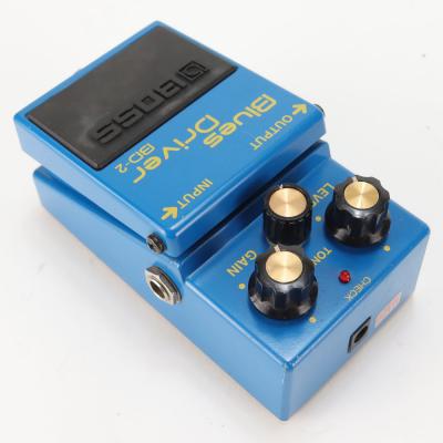 【中古】 ブルースドライバー エフェクター BOSS BD-2 Blues Driver ギターエフェクター オーバードライブ ブルドラ 本体画像 斜め