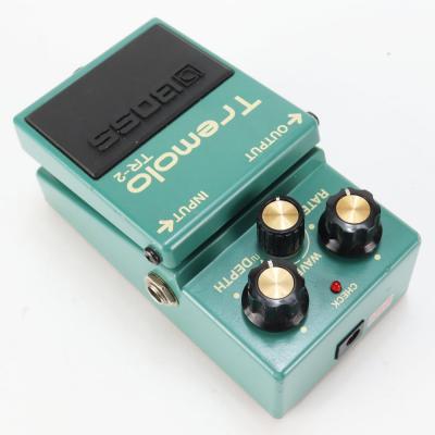 【中古】 トレモロ エフェクター BOSS TR-2 Tremolo ギターエフェクター 本体画像 斜め