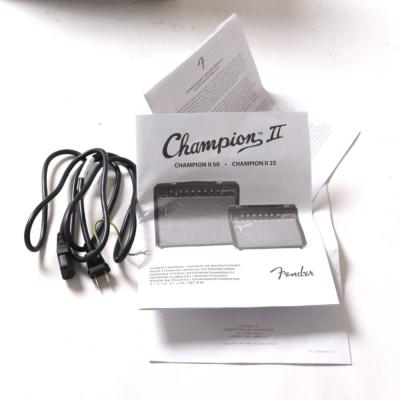 【中古】 Fender フェンダー Champion II 25 100V JP ギターコンボアンプ 付属品画像