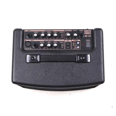 【中古】 アコギアンプ ローランド ROLAND AC-33 アコースティックギター用アンプ アコギアンプ ブラック トップ画像