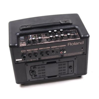 【中古】 アコギアンプ ローランド ROLAND AC-33 アコースティックギター用アンプ アコギアンプ ブラック リア画像