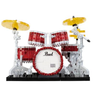 ナノブロック Pearl ドラムセット マスターズ カワダ 組み立てイメージ