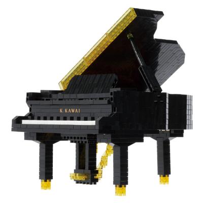 ナノブロック KAWAI グランドピアノ カワダ 組み立てイメージ