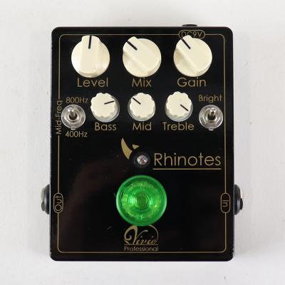 【中古】ベース用オーバードライブ Vivie Rhinotes ベースエフェクター 正面