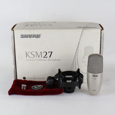 【中古】 マイクロフォン SHURE KSM27 コンデンサーマイク シュアー