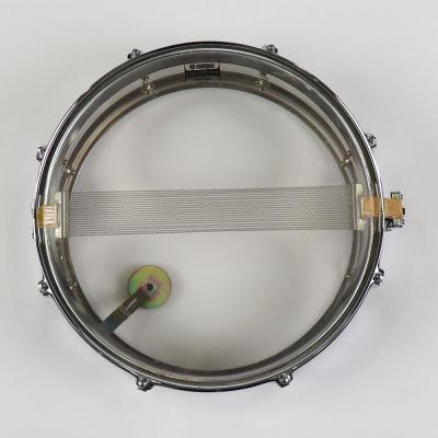 【中古】 スネアドラム ヤマハ YAMAHA SD-350M 14x5 スチールシェル Made in Japan 裏面