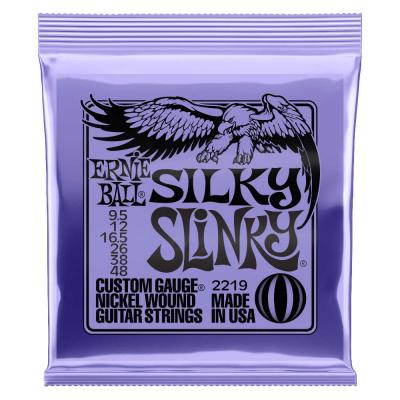 ERNIE BALL アニーボール 2219 SILKY Slinky Nickel Wound Electric Guitar Strings 095-48 Gauge エレキギター弦