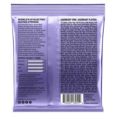 ERNIE BALL アニーボール 2219 SILKY Slinky Nickel Wound Electric Guitar Strings 095-48 Gauge エレキギター弦 本体画像 裏