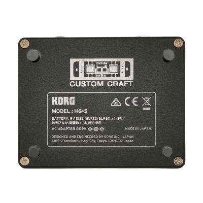 Nu:Tekt by KORG HG-S HIGH GAIN OVER DRIVE Nutube真空管を使用したハイゲインオーバードライブ ボトム画像