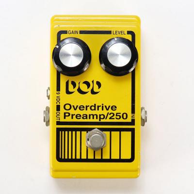 【中古】 DOD OVERDRIVE PREAMP 250 Reissue LEDなし 3.5mm DCジャック オーバードライブ ギターエフェクター