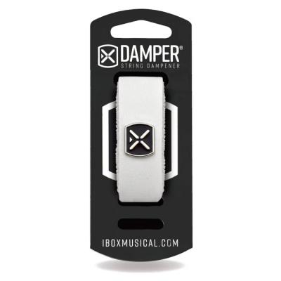IBOX Musical アイボックスミュージカル STRING DAMPPER DSMD01 WHITE LEATHER MEDIUM FRETWRAP ホワイト フレットラップ