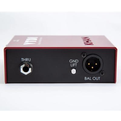 KHAN AUDIO カーンオーディオ 9VDI 真空管搭載 ベース 楽器用DI 本体画像 裏