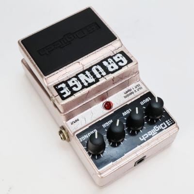 【中古】 DigiTech デジテック GRUNGE ディストーション ギターエフェクター 本体画像 斜め