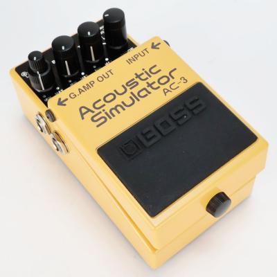 【中古】 アコースティックシミュレーター エフェクター BOSS AC-3 Acoustic Simulator ギターエフェクター 本体画像 斜め 2