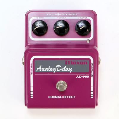 【中古】 アナログディレイ MAXON マクソン AD-900 Analog Delay 前期型 MN3005×2 ギターエフェクター 正面