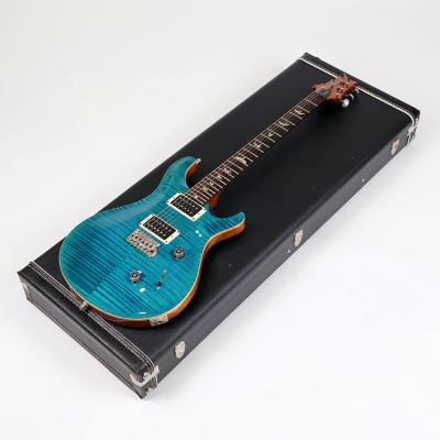 【中古】 エレキギター PRS WL Custom 24 10 Top Blue Matteo 2017年製 3.46kg Wood Library ウッドライブラリーの上質な木材からセレクトしたカスタム24 Paul Reed Smith ポールリードスミス