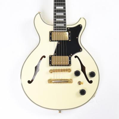【中古】 エレキギター Seventy Seven Guitars dy Deviser ALBATROSS-CUSTOM-H WHITE セミアコースティックギター 詳細画像
