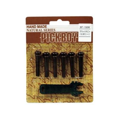 PICK BOY BP-150 W エボニーブリッジピン