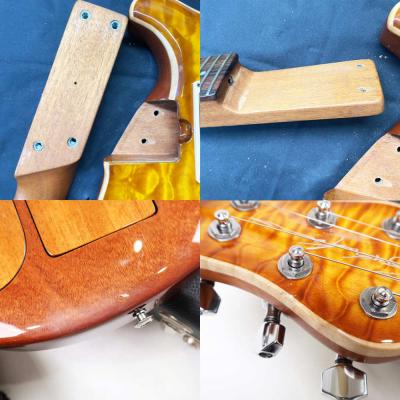 【中古】 Brubaker Guitars ブルベイカー ギターズ K-4 Custom エレキギター 内部 傷