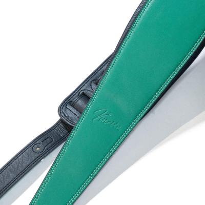 Vincita ヴィンシタ PELLE STRAP Green ギターストラップ ベースストラップ アップ画像
