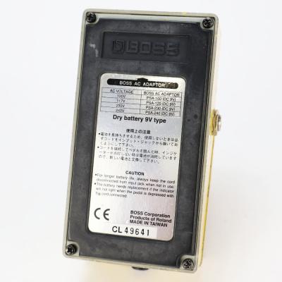 【中古】 オーバードライブ エフェクター BOSS OD-2R TURBO Over Drive ギターエフェクター ターボ オーバードライブ 本体画像 裏