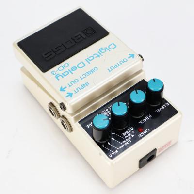 【中古】 デジタルディレイ エフェクター BOSS DD-3 Digtal Delay MADE IN JAPAN ギターエフェクター ディレイ 本体画像 斜め