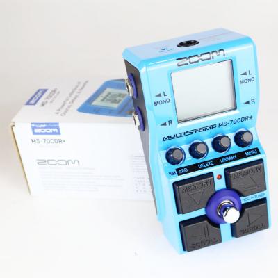 【中古】 ZOOM MS-70CDR+ MultiStomp ギター マルチエフェクター 空間系エフェクトを中心とした149種類を搭載
