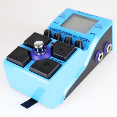 【中古】 ZOOM MS-70CDR+ MultiStomp ギター マルチエフェクター 空間系エフェクトを中心とした149種類を搭載 本体画像 斜め