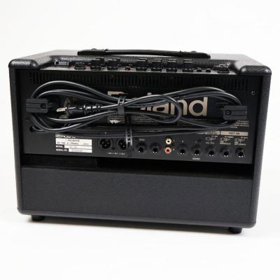 【中古】 アコギアンプ ローランド ROLAND AC-60 アコースティックギター用アンプ アコギアンプ 本体画像 裏