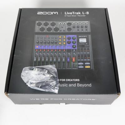 【中古】 ライブミキサー&レコーダー ズーム ZOOM LIVETRAK L-8 8チャンネル 付属品
