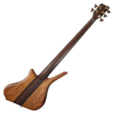 【訳あり】 WARWICK ワーウィック CUSTOM SHOP Masterbuilt Dolphin Pro I 5-string Natural Oil Finish Basic Model 5弦エレキベース アウトレット 背面