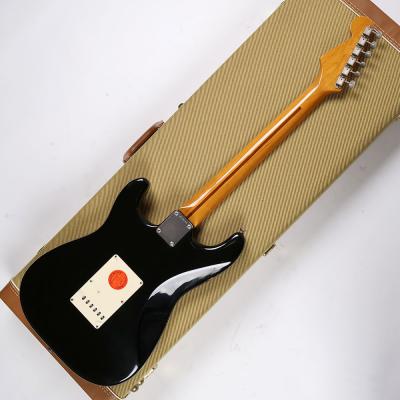 【中古】 エレキギター Fender American Vintage ’57 Stratocaster Black 3.42kg リアピックアップ交換あり フェンダー ストラト ブラッキー アメリカンビンテージ アメビン 1957 背面