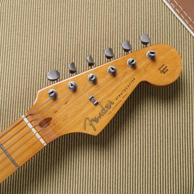 【中古】 エレキギター Fender American Vintage ’57 Stratocaster Black 3.42kg リアピックアップ交換あり フェンダー ストラト ブラッキー アメリカンビンテージ アメビン 1957 ヘッド