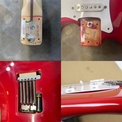 【中古】 エレキギター Fender Eric Clapton Stratocaster Maple Fingerboard Torino Red 2002年製 Noiselessピックアップ搭載 フェンダー エリック・クラプトンモデル ストラトキャスター ネック
