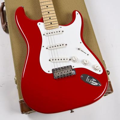 【中古】 エレキギター Fender Eric Clapton Stratocaster Maple Fingerboard Torino Red 2002年製 Noiselessピックアップ搭載 フェンダー エリック・クラプトンモデル ストラトキャスター ボディ