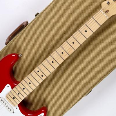 【中古】 エレキギター Fender Eric Clapton Stratocaster Maple Fingerboard Torino Red 2002年製 Noiselessピックアップ搭載 フェンダー エリック・クラプトンモデル ストラトキャスター 指板