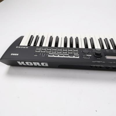 【中古】 KORG KROSS2-61-MB マットブラック シンセサイザー 側面