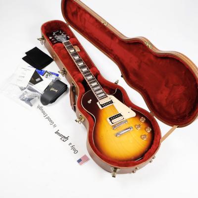 【中古】 エレキギター Gibson Les Paul Classic T 2017 Tobacco Sunburst 2016年製 57 Classic/57 Classic+ピックアップ搭載 ギブソン レスポールクラシック ケース