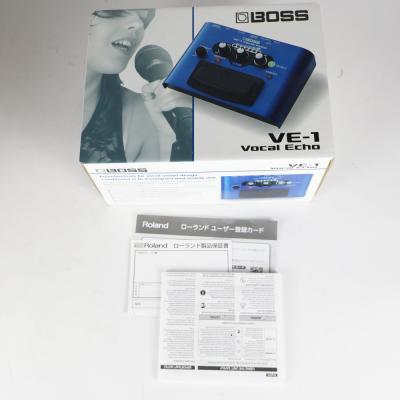 【中古】 BOSS VE-1 Vocal Echo ボーカル用ハーモニーエフェクター 付属品