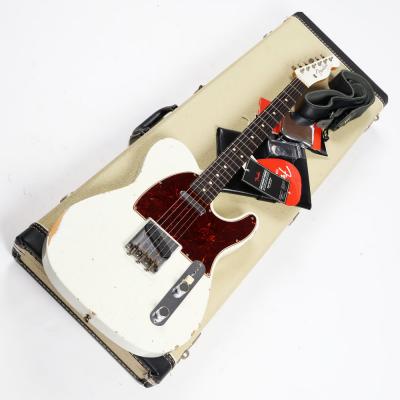 【中古】 エレキギター Fender Custom Shop 2017 Limited NAMM 63 Telecaster Relic Olympic White Matching Head 2019年製