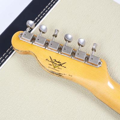 【中古】 エレキギター Fender Custom Shop 2017 Limited NAMM 63 Telecaster Relic Olympic White Matching Head 2019年製 ヘッド裏画像