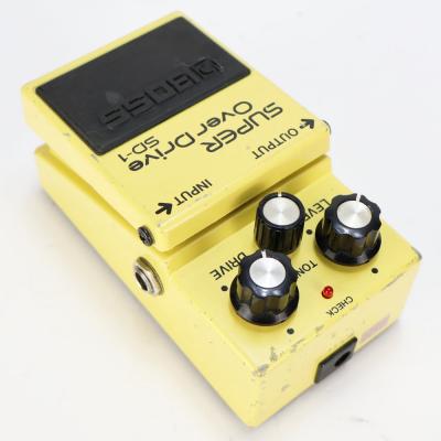 【中古】 スーパーオーバードライブ エフェクター BOSS SD-1 Super Over Drive ギターエフェクター 本体画像 斜め