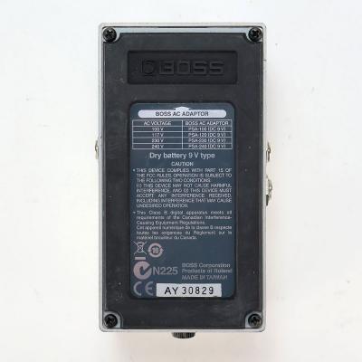 【中古】 クロマチックチューナー エフェクター BOSS TU-2 Chromatic Tuner ペダルチューナー 裏面