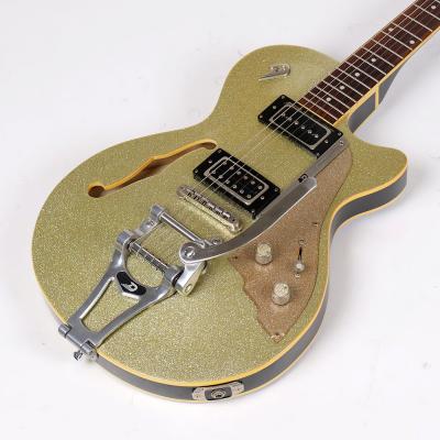【中古】 エレキギター Duesenberg Starplayer TV Gold Sparkle 2000年製 デュッセンバーグ スタープレイヤーTV ロックペグ交換あり ボディ