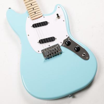 【中古】 Squier スクワイア Sonic Mustang MN Daphne Blue エレキギター ボディ画像