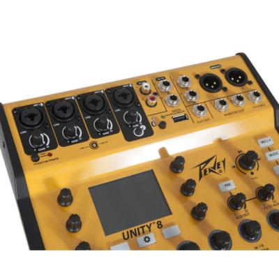 PEAVEY ピーヴィー Unity 8 Digital Mixer デジタルミキサー 入出力パネル画像