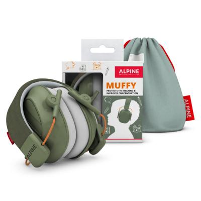 ALPINE HEARING PROTECTION アルパイン MUFFY KIDS Green 子ども用 遮音イヤーマフ 付属品画像