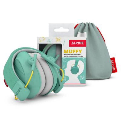 ALPINE HEARING PROTECTION アルパイン MUFFY KIDS Mint 子ども用 遮音イヤーマフ 付属品画像