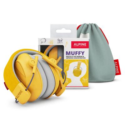ALPINE HEARING PROTECTION アルパイン MUFFY KIDS Yellow 子ども用 遮音イヤーマフ 付属品画像